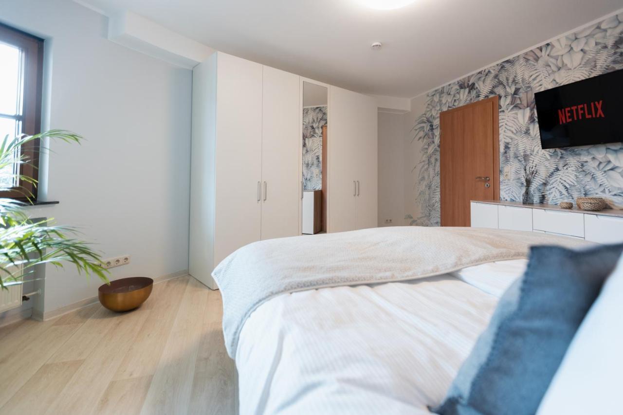 Erholung In Der Natur In Moselnahe, King Size Bett, Netflix, Waschmaschine, Trockner Bengel Exteriér fotografie